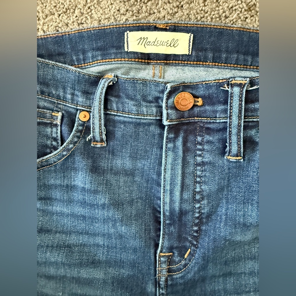 Madewell 10” high rise skinny size 29 - Picture 3 of 5